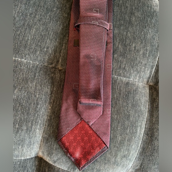 Lot of 4 silk Gucci ties - Picture 9 of 13